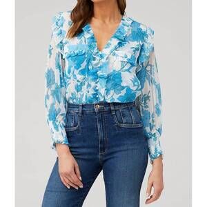 NEW MISA LOS ANGELES the sasha top in blue